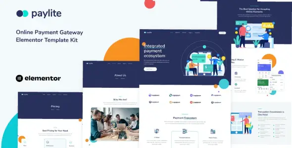 Paylite – Online Payment Gateway Elementor Template Kit
